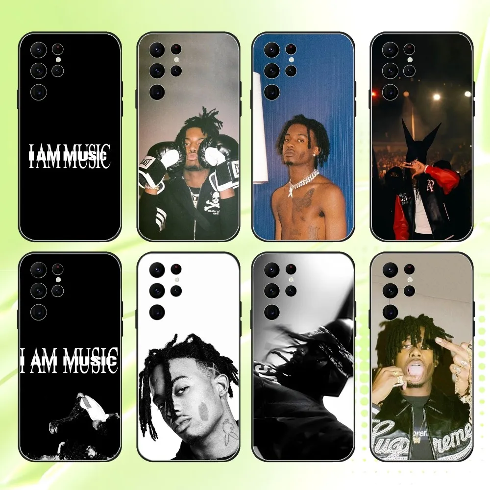 

P-Playboy Carti I Am Music Phone Case For Samsung S 25,24,23,22,30,21,10,9,Ultra,Plus,Lite,FE,4,5G Black Soft Case