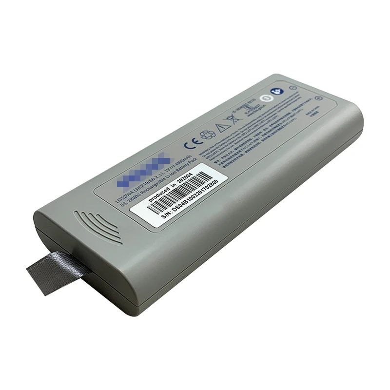 Li3S200A for Goldway Monitor Battery G40 GS10 GS20 G30E G40E 3ICP19/66-2 11.1V 4800mAh Li-Ion Battery