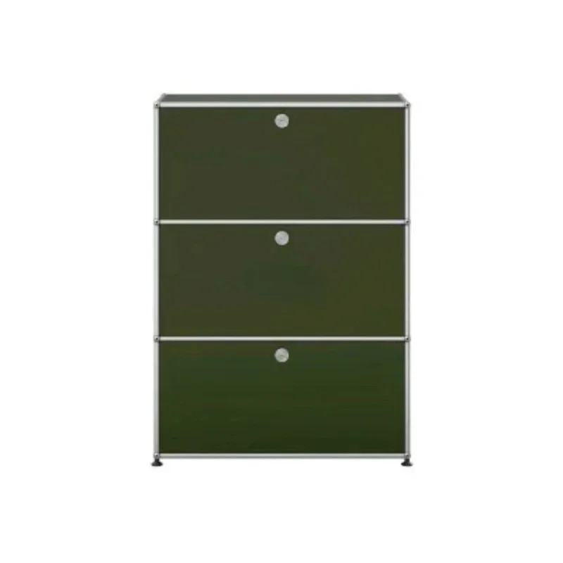 Hot selling online metal bedside   , Korean style combination cabinet with few storage modules on the side, side cabinet
