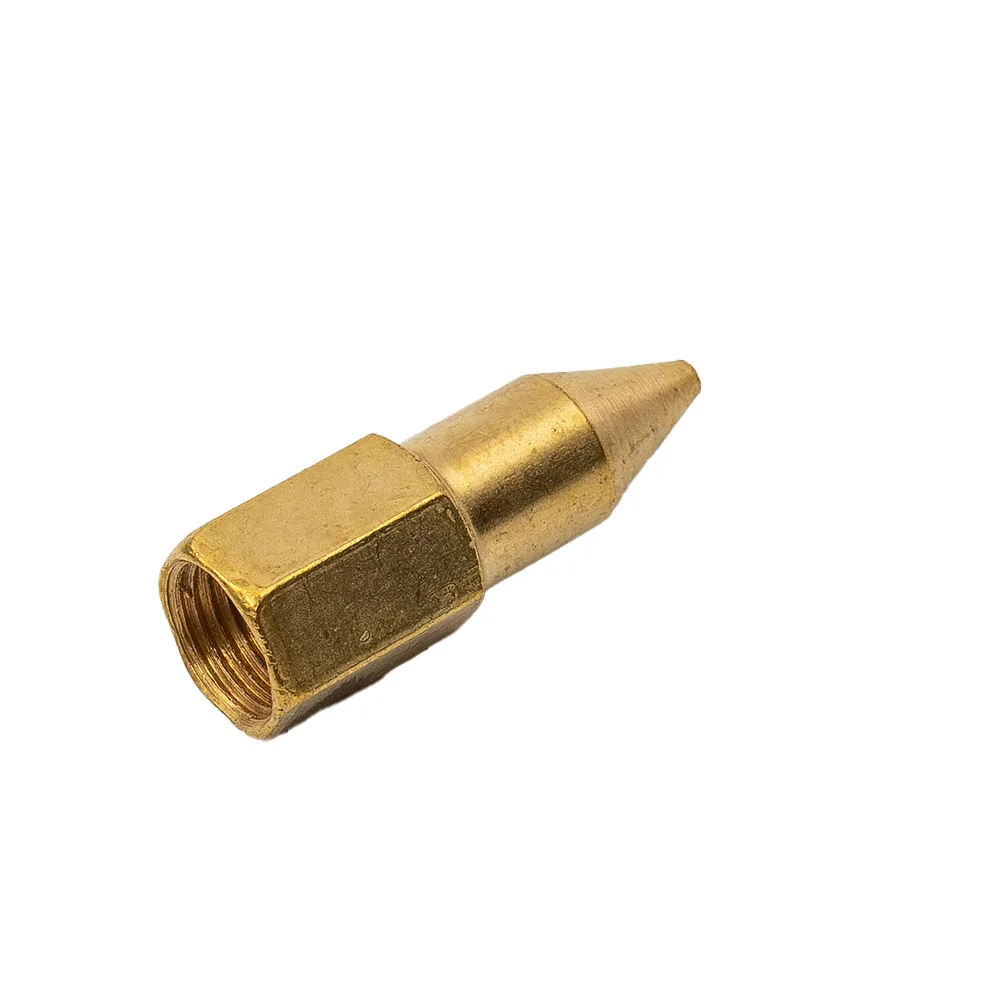 7pcs Butter Nozzle Carbon Steel Explosion for proof Grease for Flat Nozzle Grease Iron Nozzle New Parts Practical