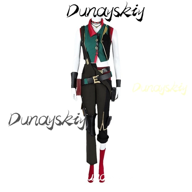 Arcane 2 Powder Cosplay Jinx Cosplay Costume Wig Bun Hair Wig Fancy Dress Up Party Outfits Halloween Role Play Customized Item