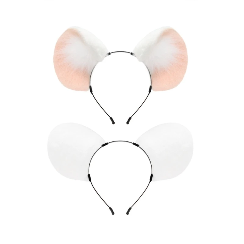 

Halloween Performances Mouses Ear Hairband Adult Teens Plush Mouses Ear Headbands Role Play Animes Character Drop Shipping