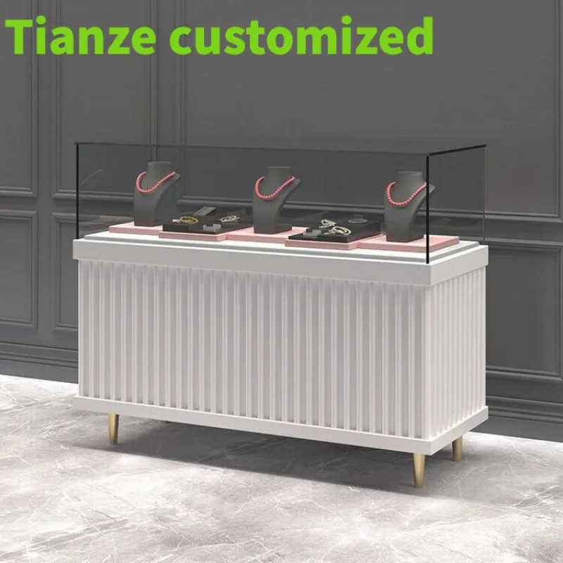 

Customized-2024 Cheap price jewelry shop jewelry glass display showcase