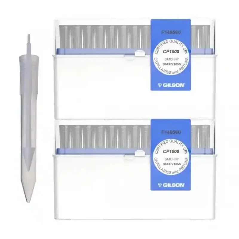 Gilson Capillaries Piston Tips MICROMAN E Pipettes CP1000 Organic Pipettor Tips Box Packages CP10 CP25