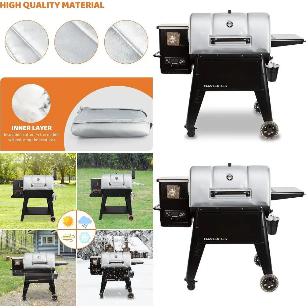 

Pit Boss Insulation Cover for Sportsman 820, Navigator 850, Pro Series II 850, 820FB1 Grills, PB820D, PB820D2, PB820FBC3 Accesso