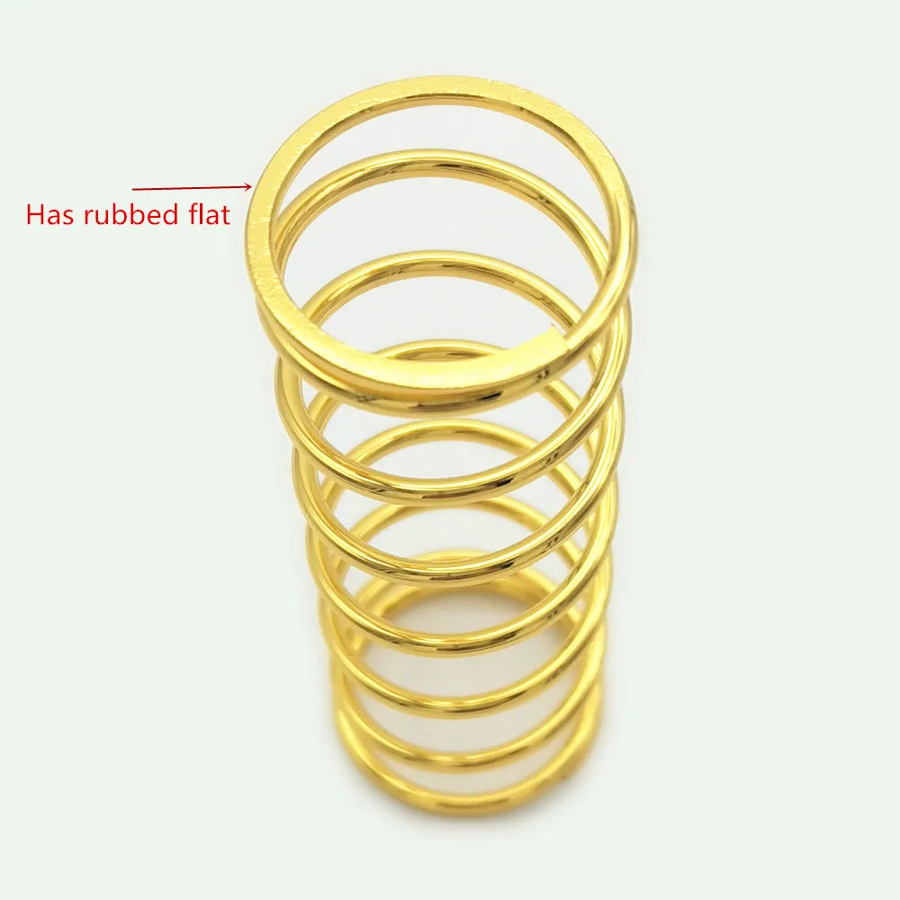 4pcs Hard Steel 2.9mm 130mm Springs Gold for Arrma 1/5 Kraton Outcast 8s ARA330573