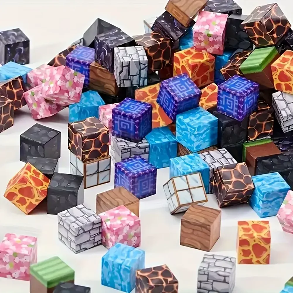 ألعاب مكعبات البناء المغناطيسية مجموعات البناء التعليمية للبنين والبنات قطع متوافقة مع اللعب الإبداعي للأطفال