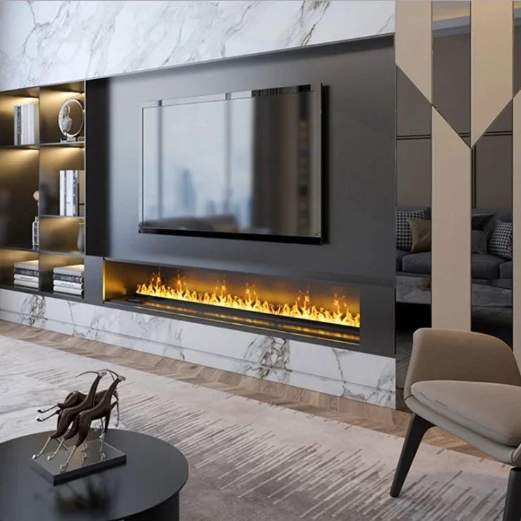 

Modern 3D vapor electric fireplace mist maker water fireplace for indoor