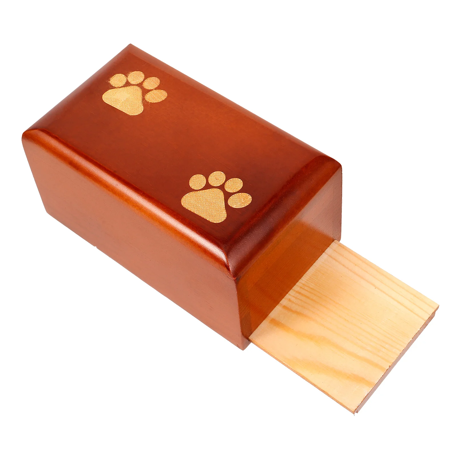 Scatola per cremazione in legno per urna per animali domestici per ceneri di cani e gatti Memorial Keepsake porta inserti per animali domestici urna in legno stile finitura naturale sicura