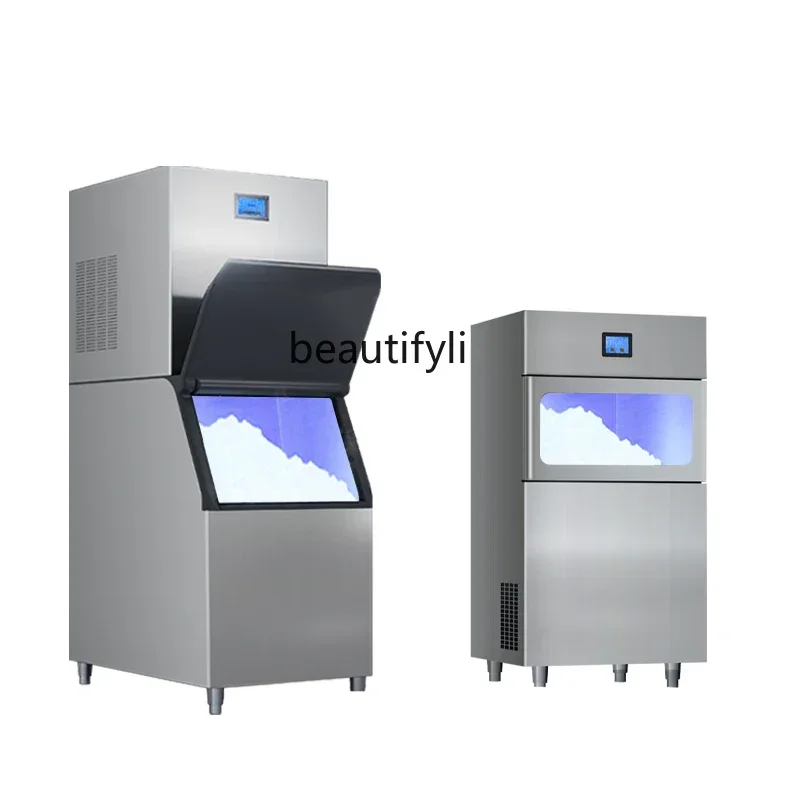 Q Snowflake ice machine Commercial ice crushing machine Fully automatic thickness adjustable sashimi smoothie