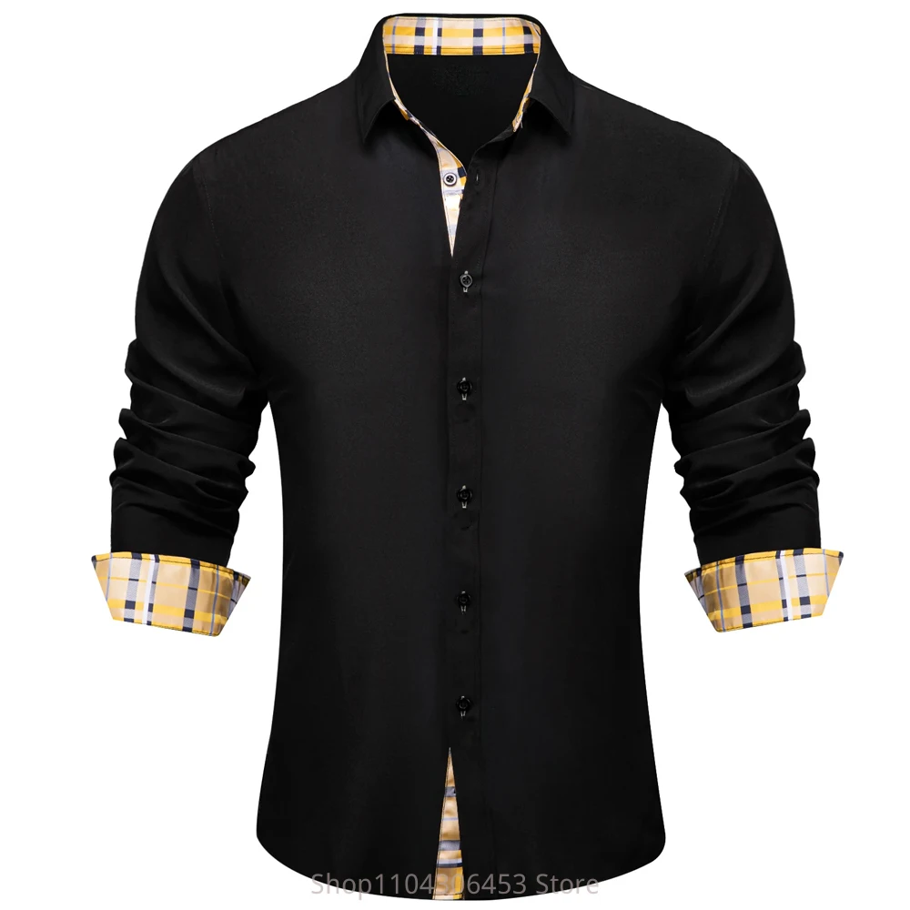 2025 Men's Simple Retro 8-color Modified Striped Edge 3D Printed Shirt Long-sleeved Lapel Button Business Casual Shirt Outer Top