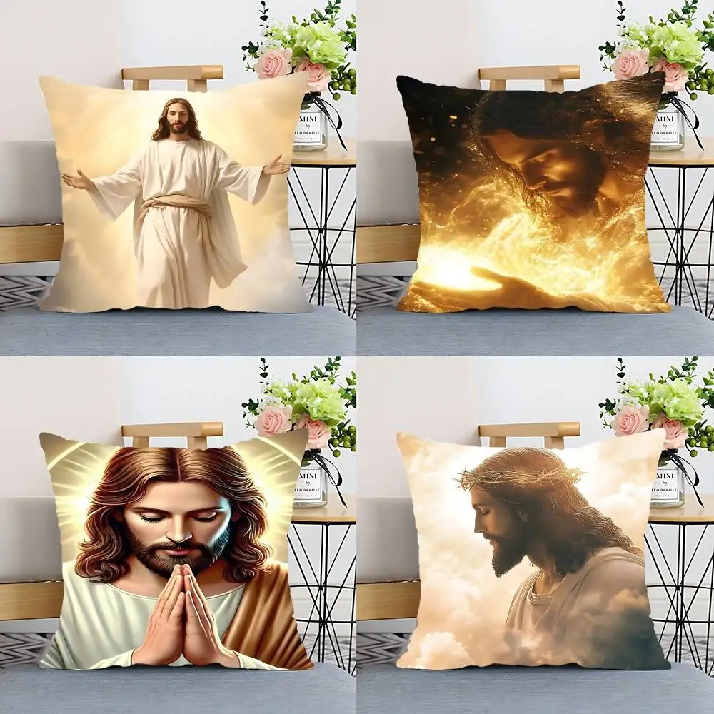 Jesus Kissenbezug Kissenbezug Polyester Kissenbezug Dekorative Sofakissen Kissenbezug Home Decor