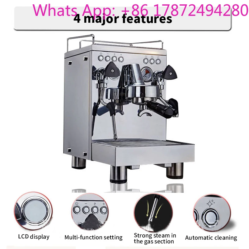 KD-310 Semi-automatic Espresso Machine Commercial Large-capacity Semi Automatic Coffee Machine Hotel Restaurant Coffee Shop 220v
