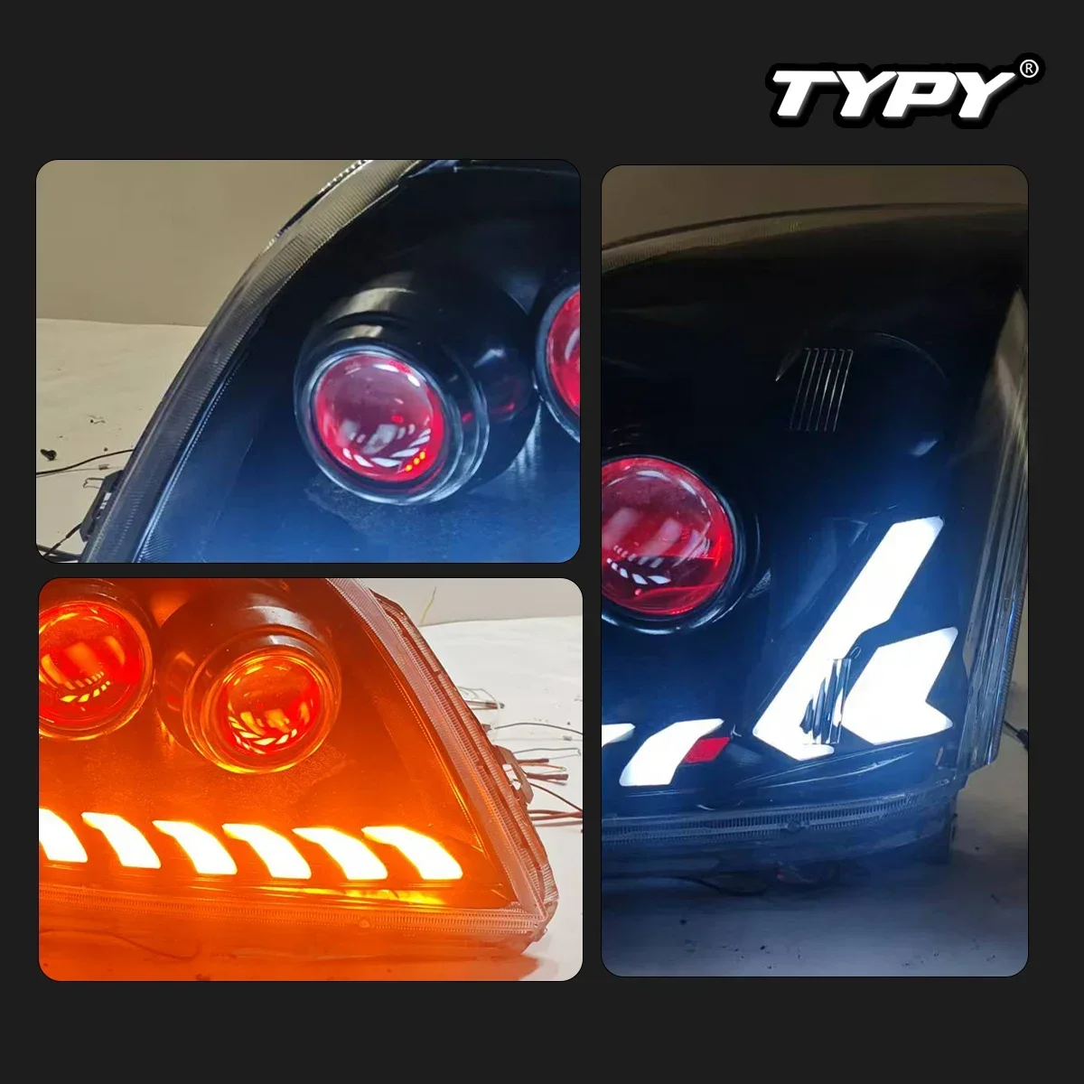 

TYPY светодиодные фары проектора и дневные ходовые огни для Toyota Land Cruiser Prado 2003-2009 гг.