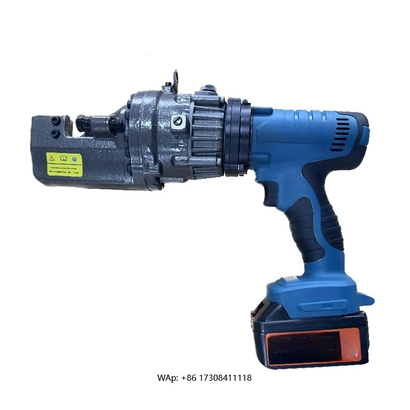 

Electric Battery Powered Portable Cordless Hand Held Rebar Cutter Cutting Machine with LED Work Lighting