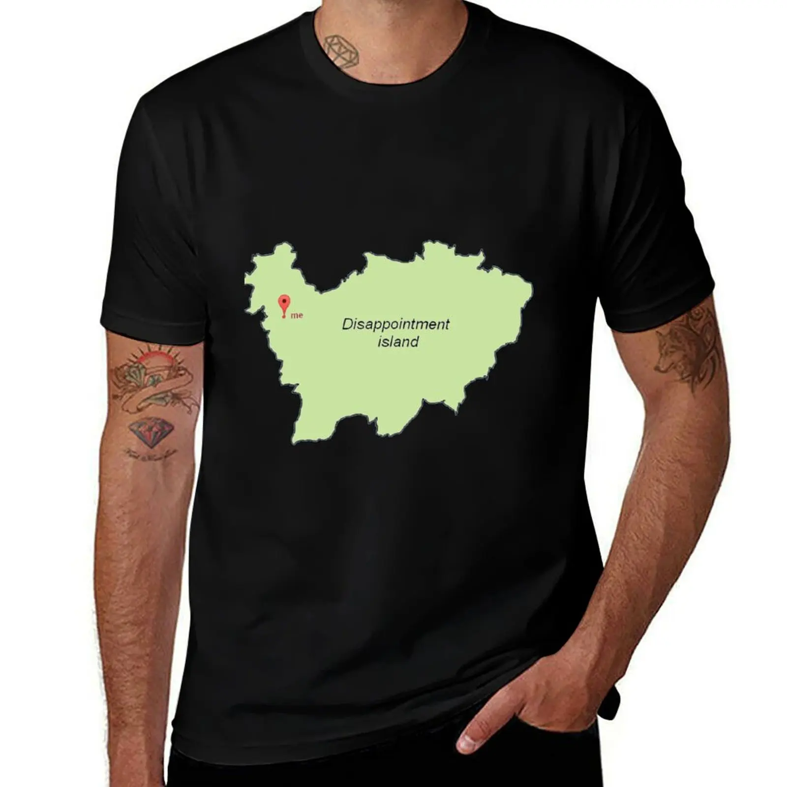 

Футболка с островом раздачи, мужская хлопковая футболка, футболка с индивидуальным принтом