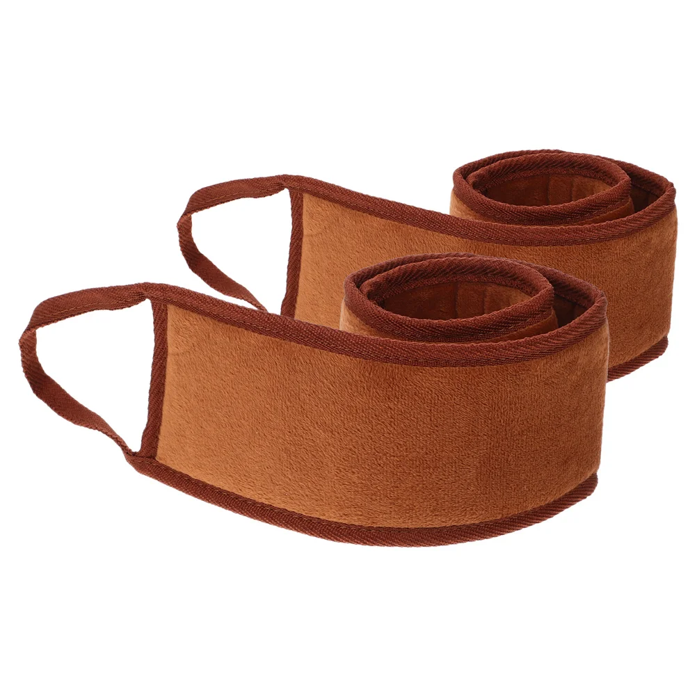 2 個のバックローションアプリケーター セルフタンナー 角質除去ボディスクラバー シャワーツール 均一なオイル塗布用 怠惰な必需品 耐久性