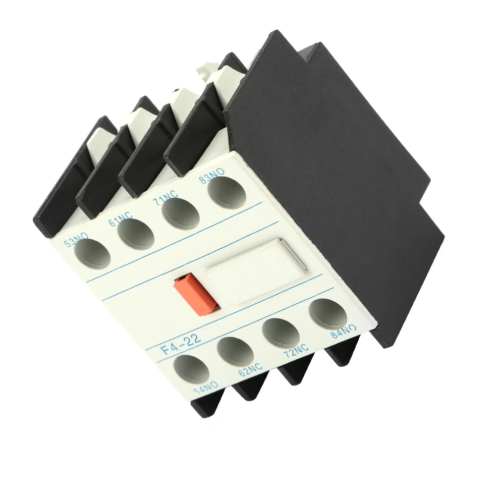 2 NO 2 NC Auxiliary Contact LADN22 AC Contactor Schakelaar F4-22 2 NO 2 NC Auxiliary Contact Block Fit Auxiliary Contact