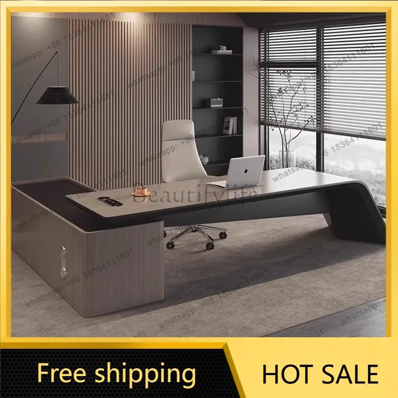 LDDrawer Conference Office Desk Gadgets European Aesthetic Office Desk Minimalist Storage Escritorio Oficina Lounge Furniture