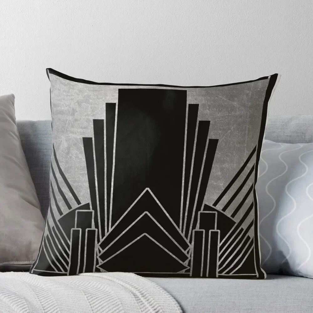 

Silver art deco design Throw Pillow Cushions For Decorative Sofa Sofa Cushions Cover Christmas Cushion For Home pillow