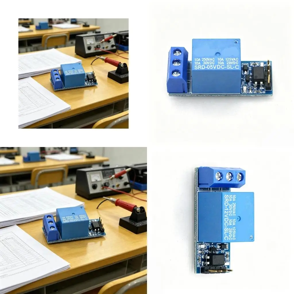 1 Channel 10A Relays Switches with Optocoupler Isolation High or Low Level Triggers for Automation and Safety Circuits high