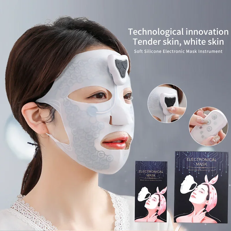 

Face Lifting Mask Remote Control Silicone Face Lift Mask Anti-Wrinkles Skin Tightening Firming Skin Care Device