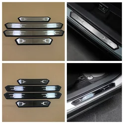 For Toyota RAV4 XA50 2019 2020 2021 2022 2023 2024 2025 Door Sill Protector Pedal Scuff Plate Cover Trim Car Styling Accessories