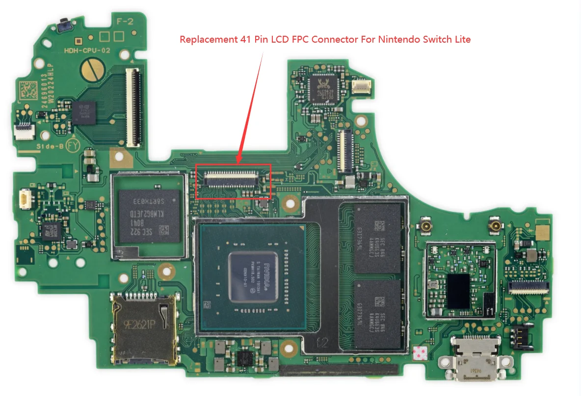 

5PCS Replacement for Nintendo Switch Lite LCD Display Screen FPC Connector Plug Socket 41 Pin
