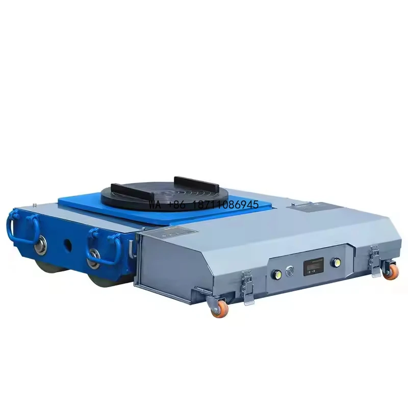 Electric Steel Tank Carrier Heavy Duty 4x4 Drive Remote Control High Capacity Handling Dolly Plastic Wheels for Restaurant
