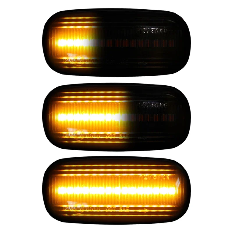 Luz de sinalização LED dinâmica para Audi, marcador lateral, A3, S3, 8P, A4, S4, RS4, B6, B7, B8, A6, S6, RS6, C5, C7, c6, 05-08, 1 par