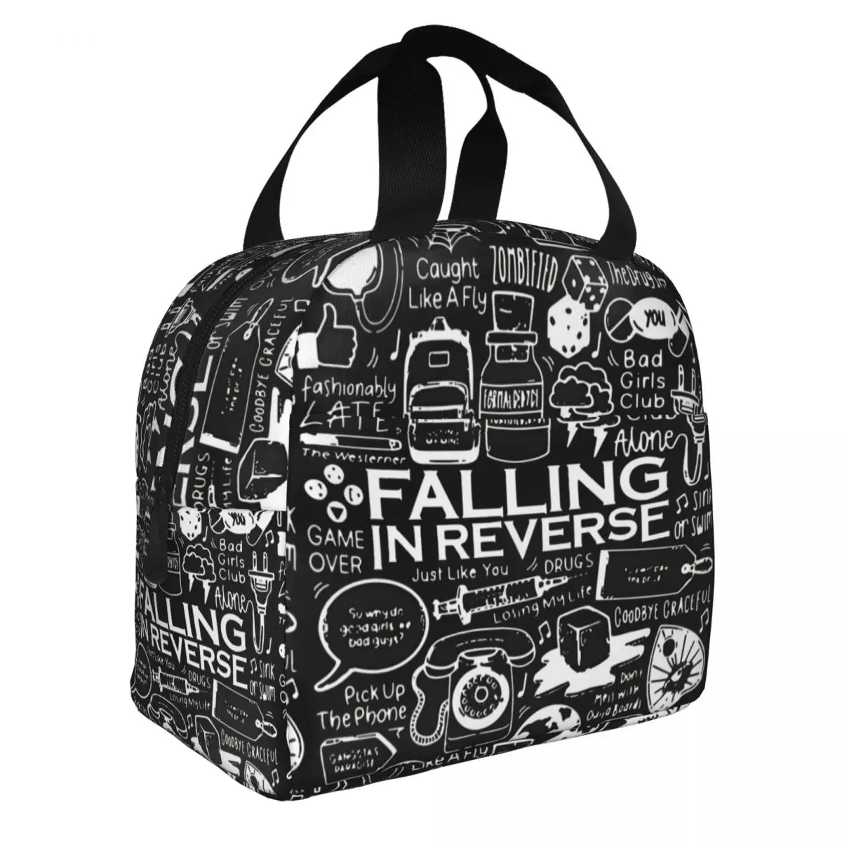 For Boy Girl Insulated Case Falling In The Bone Thermal Falling In Reverse Large CapacityPicnic StorageFor Travel