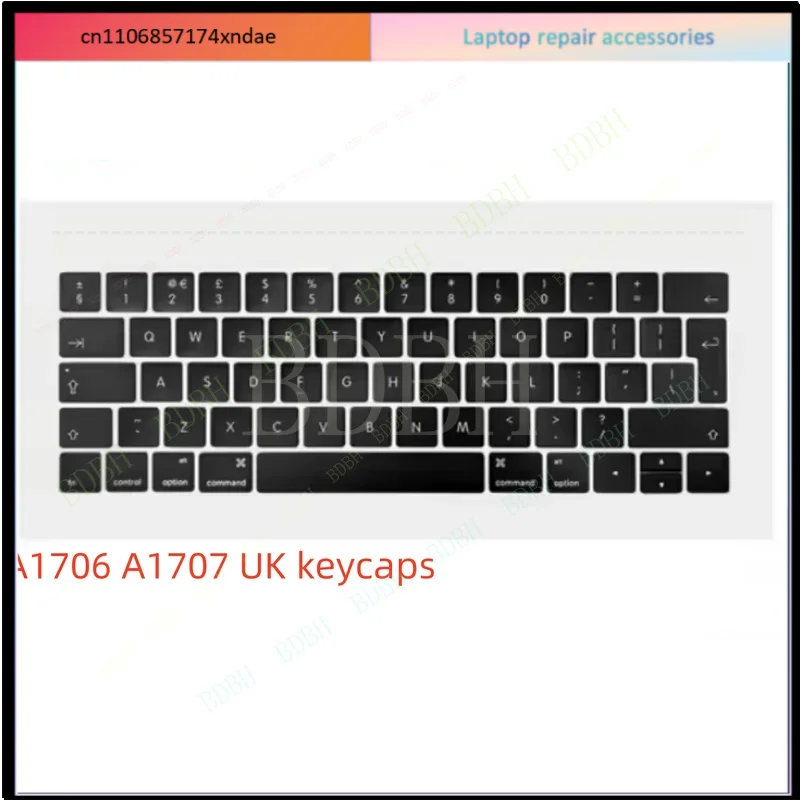 New origianl A1706 A1707 Keyboard keys keycap US UK FR SP IT GR RU For Macbook Pro Retina 13
