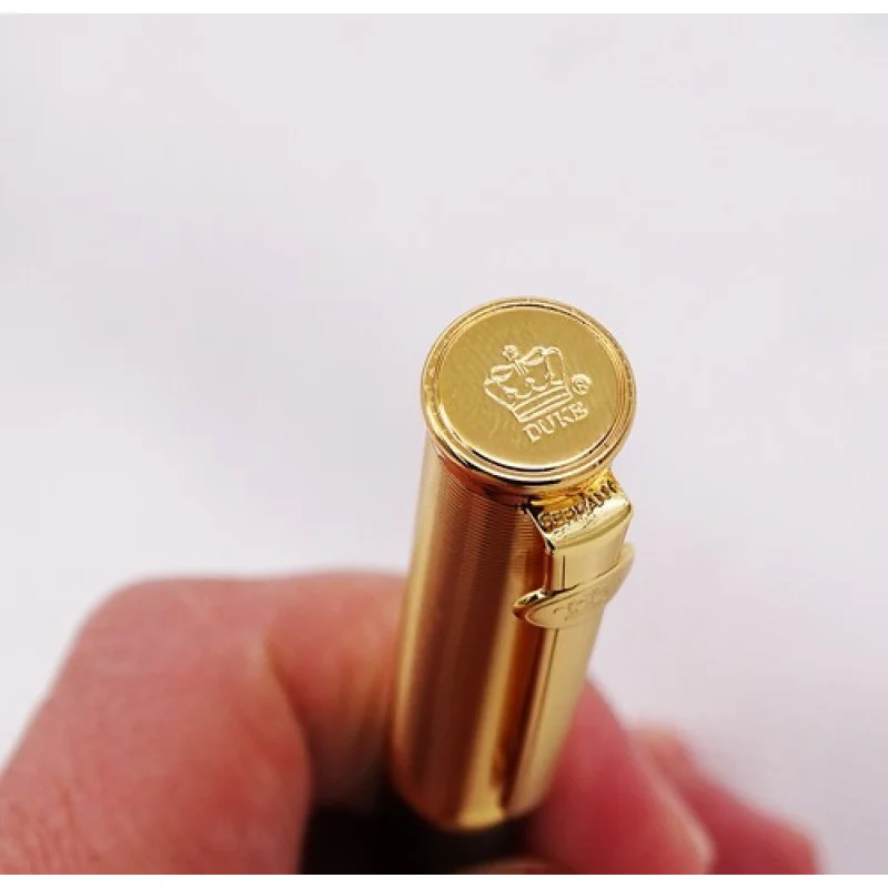 A + Duke 17, матовая черная металлическая перьевая ручка, красивая волнистая крышка, мидие перо, подарочная ручка