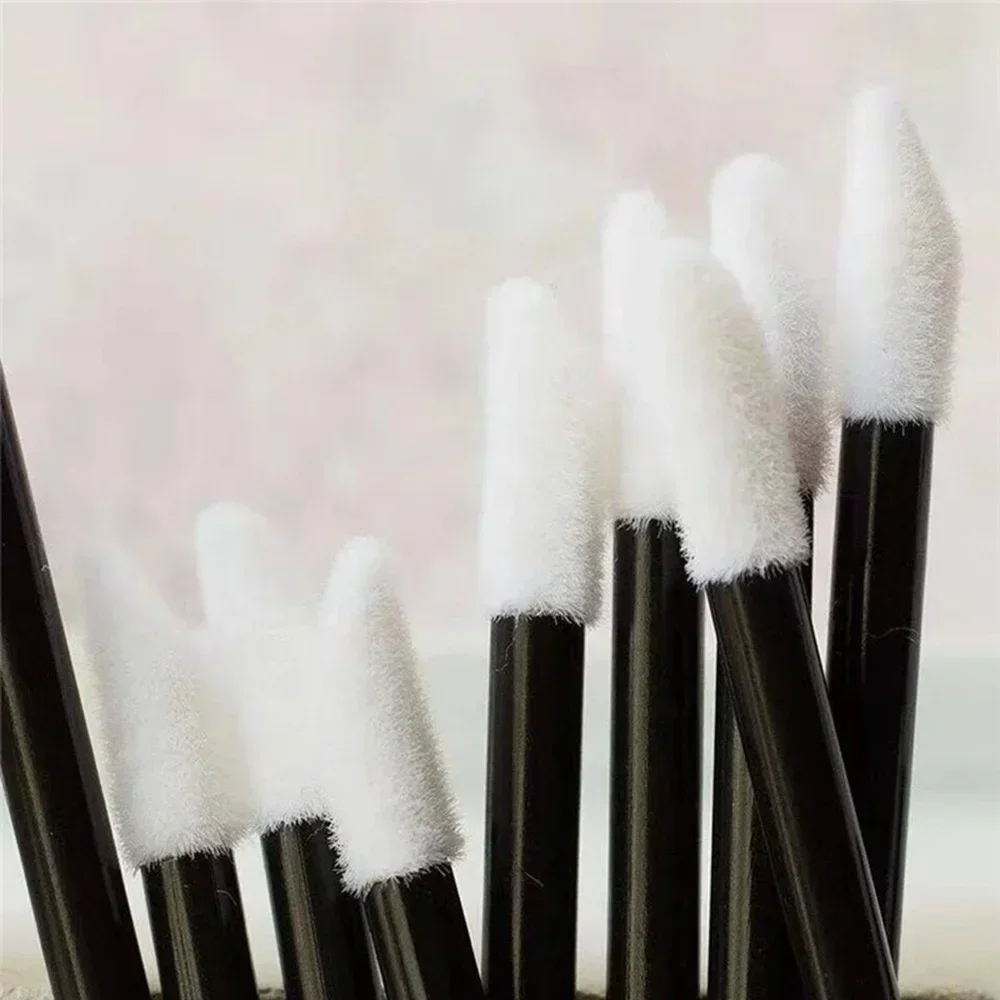 Eyelash Extension Tools, 50Pcs/bag Disposable Micro Brush, Individual Lash Removing Swab