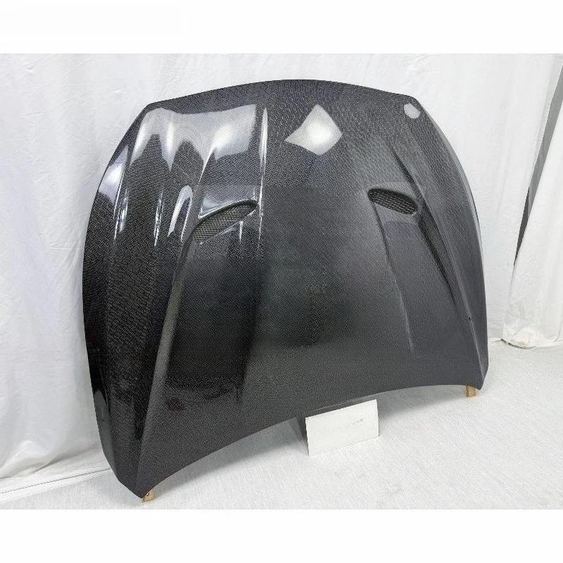 MBJ Style Honey Comb Carbon Fiber Engine Hood Bonnet for Infiniti Q50 Q50S Q50L