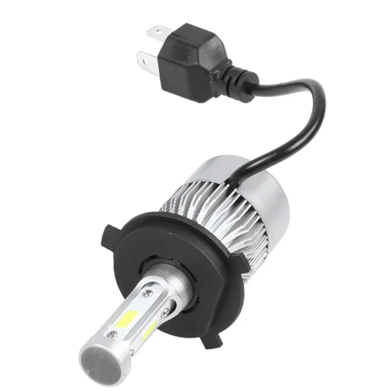 

2Pair S2 H4 72W 8000LM Led Headlight Car Hi/Lo Auto Bulbs 6000K White