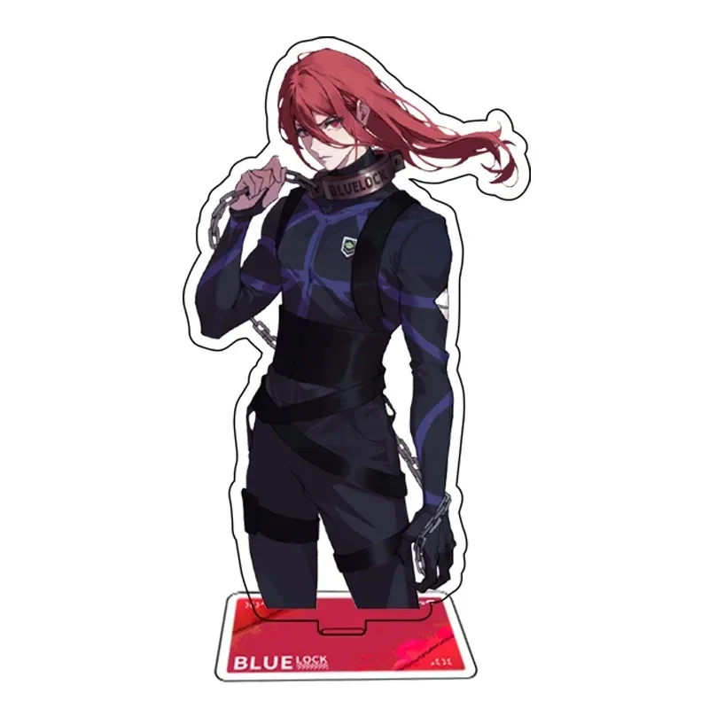 Fashion Anime Blue Lock Acrylic Stand Model Plate Chigiri Hyouma Isagi Yoichi Bachira Meguru Football Player Standee Board 15cm