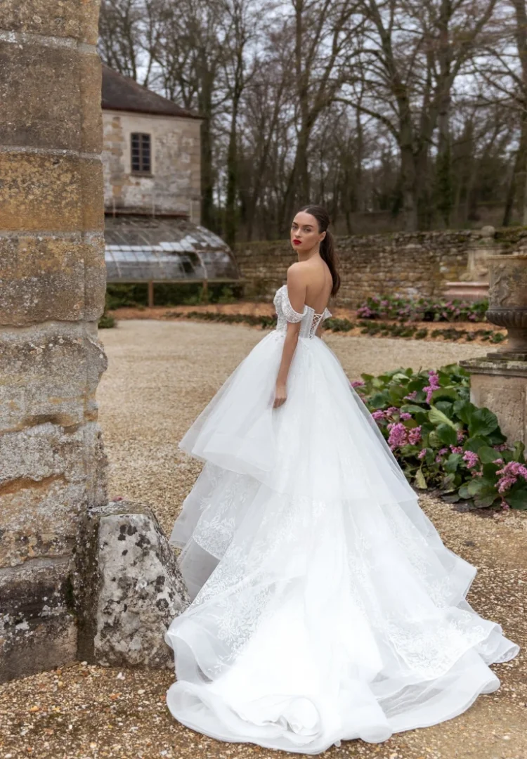 Кружевные свадебные платья Бальное платье Свадебное платье на заказ Vestido De Casamento Personalizado Boda Civil Vestidos En Oferta Mariage