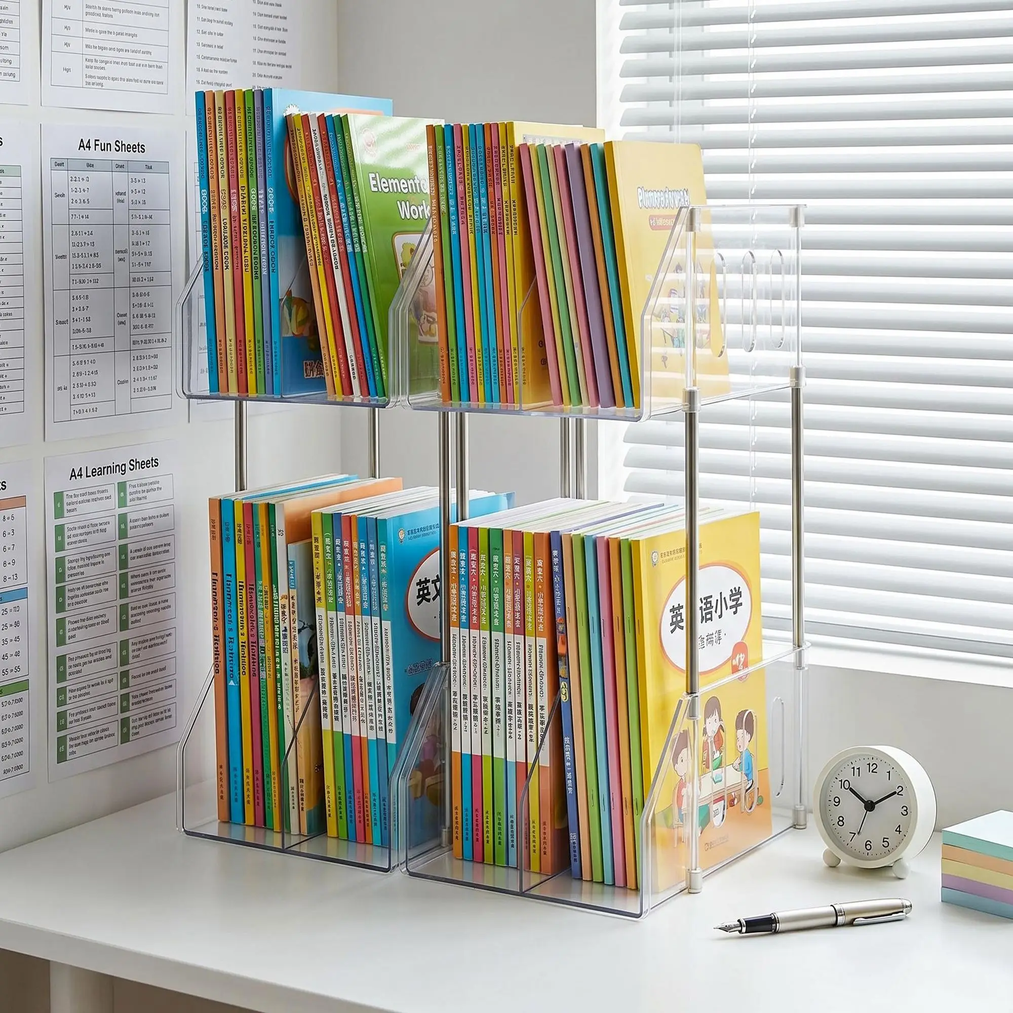 office-desk-multi-layer-storage-rack-subject-classification-book-file-organizer-desktop-storage-shelf-home-organization-tools