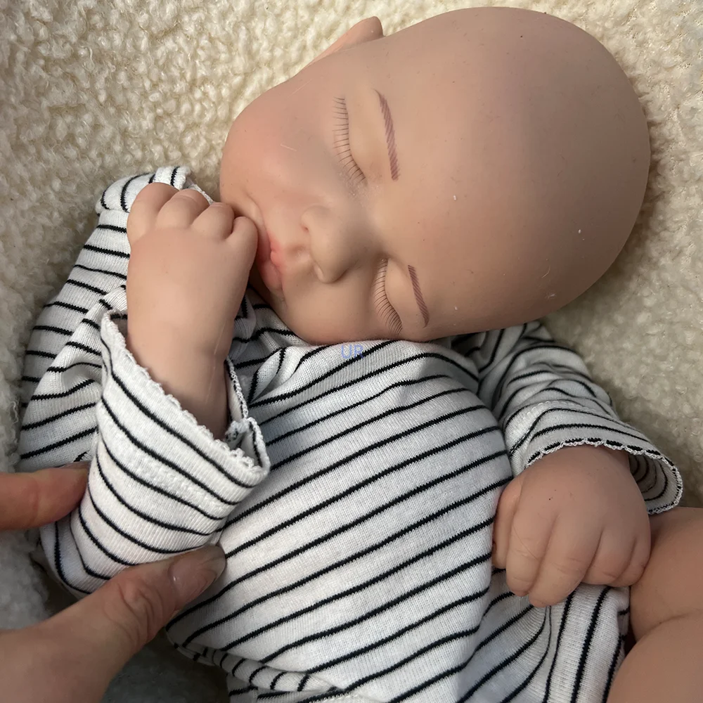 Baby Doll rinato in silicone da 20 pollici, dipinto a mano, neonato in silicone, bambola realistica, collezione di artisti per ragazza e ragazzo