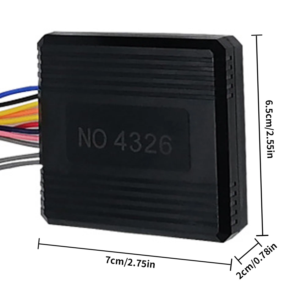 

12V Motorcycle Anti Theft Kit 1-Way Motorcycle Immobilizer Motorbike Unlock Device Keyless Entry Siren Motorbike Alarm System