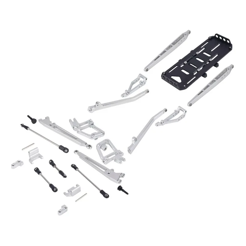 CNC Metal Scissor Bridge Chassis Frame Double I-Beam for 1/10 SCX10 II III CAPRA TRX4 RC Crawler