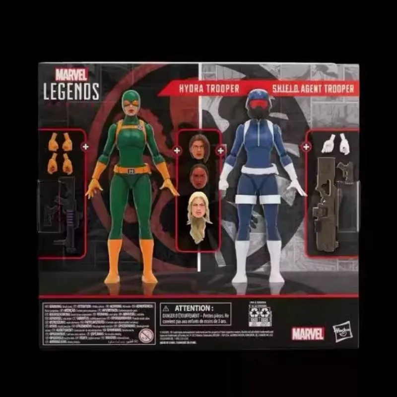 Hasbro Marvel Legends S S.H.I.E.L.D. شخصية عمل طرفية أنيمي ، نموذج وكلاء إناث ، ألعاب هدايا عيد الميلاد ، 6"