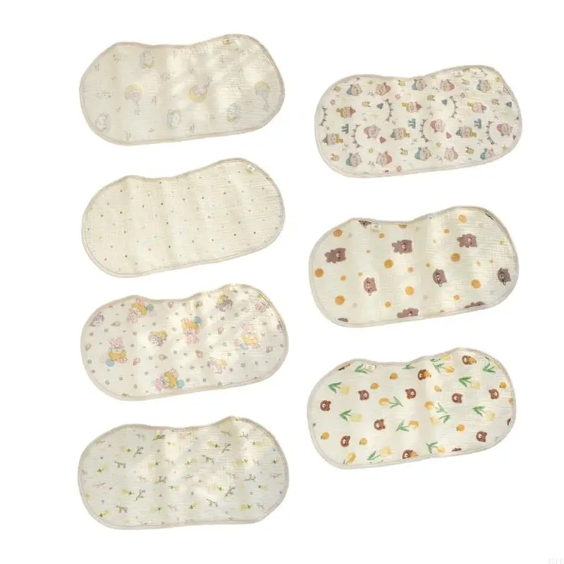 

4XFE Infant Saliva Towel Cotton Burp Cloths for Boy Girls, Toddlers Feeding Bib Washcloths Baby Washcloth Infant Burp Towel