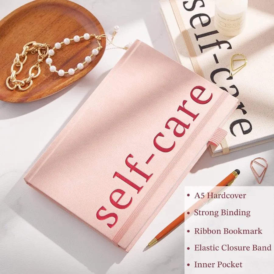 SelfCare Jourl with Prompts Daily Reflection Notebook Mental Health Jourl for More Positivity Anxiety and Guided Jourl for Wome