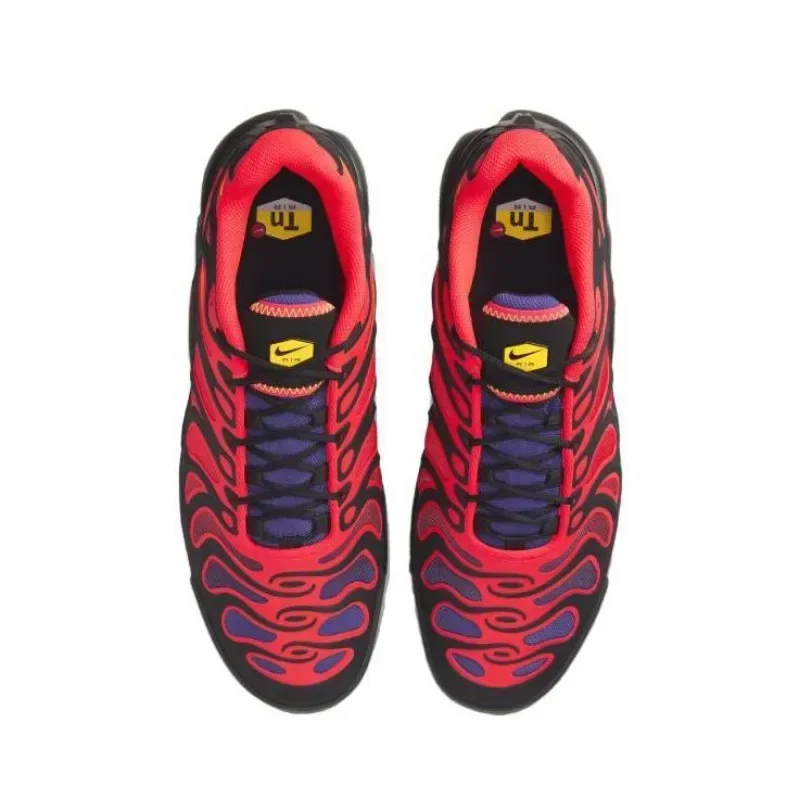 Nike Air Max Plus TN Red Black Air Cushion Comfortable Versatile Men Running Shoes Outdoor Walking Sneakers FD4290-003