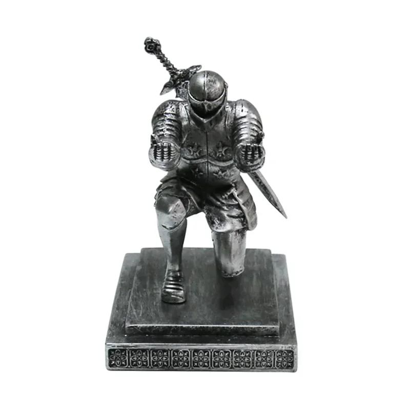 

Organizer Desk Knight Pen Holder Executive Stand For Office Soldier Accessories Figurine Pencil