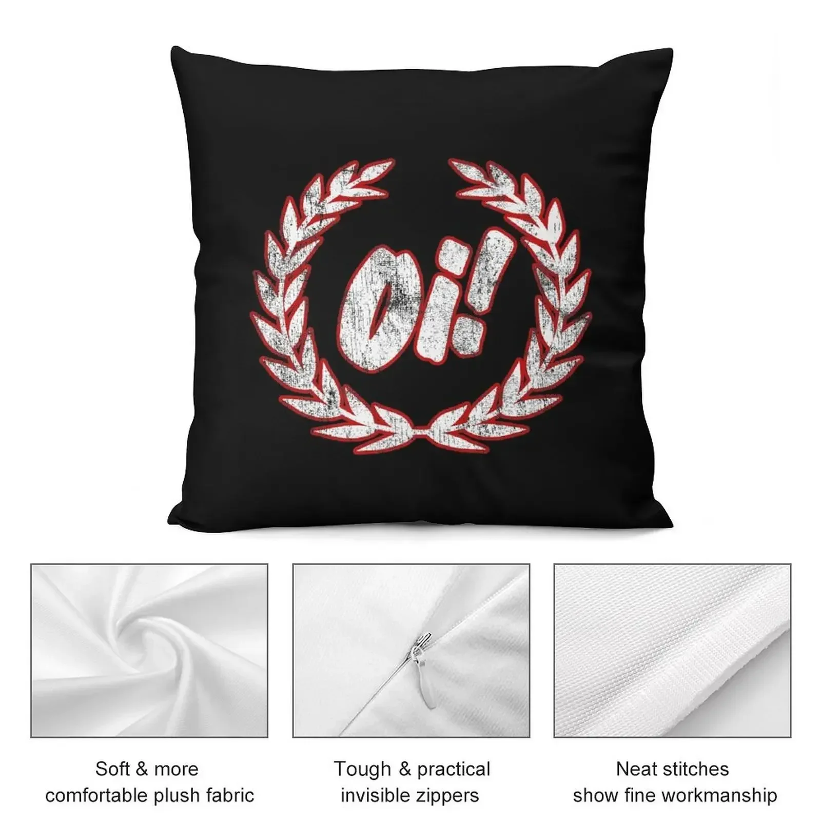 Oi Oi Oi Skinhead Ska and Street Punk Premium Throw Pillow Sofa Cushions christmas decorations 2025 Decorative Cushion pillow