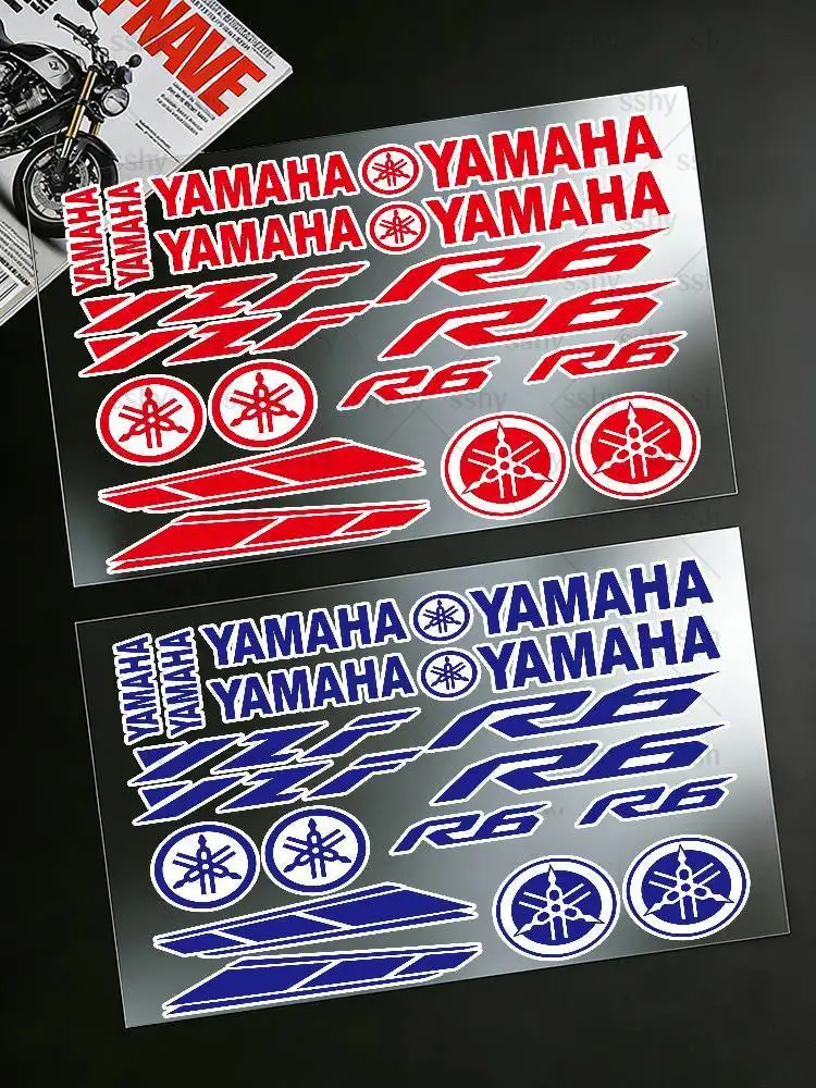 For  YAMAHA YZF R6 Stickers Moto Sticker Auto Body Bumper Windows Motorcycle Laptop Walls Vinyl Decal Car Tuning Accessories