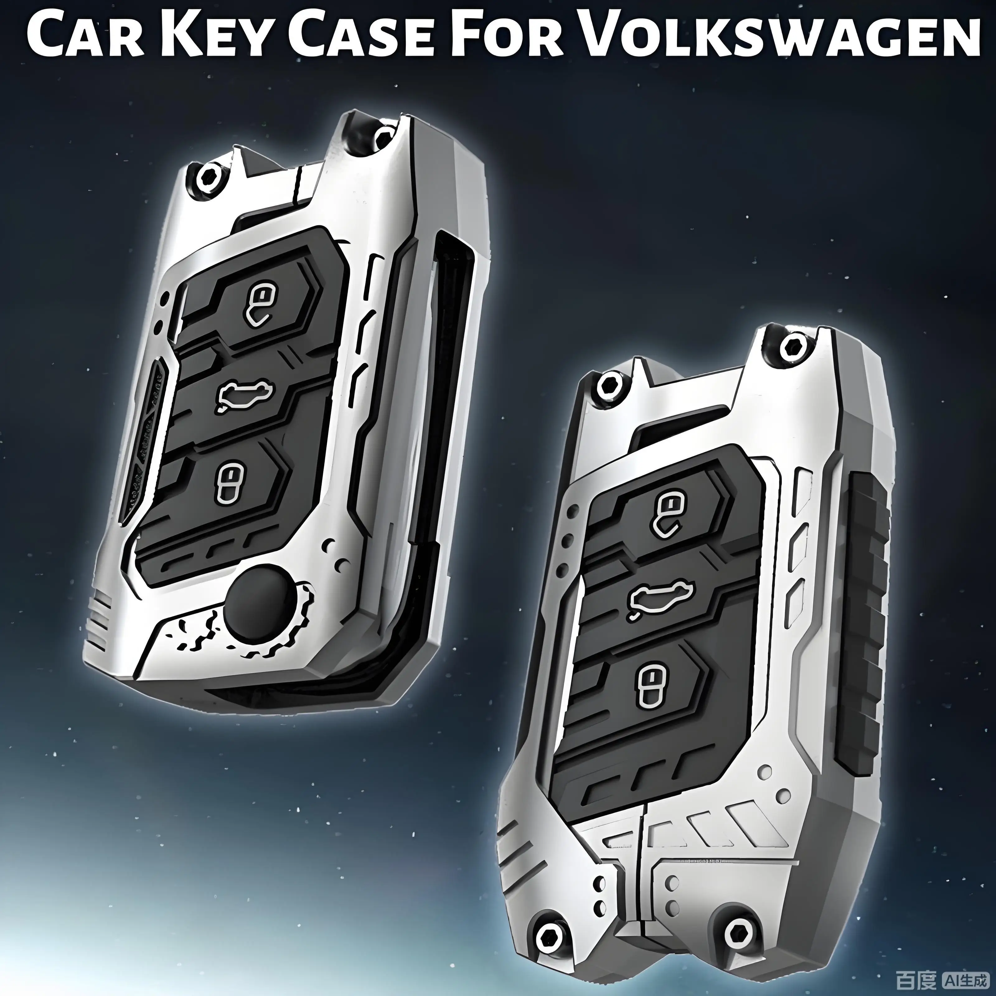For Volkswagen VW Polo Golf7 MK7 Tiguan for Skoda Octavia Kodiaq Karoq Car Key Case Cover for Seat Ateca  Keychain Protector